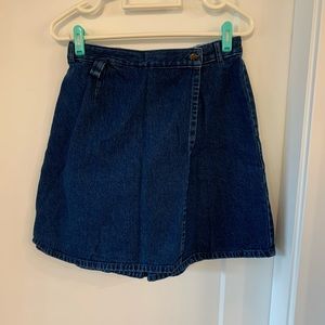 Vintage jean skort